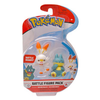Pokemon - Battle Figure Pack - Munchlax & Scorbunny
