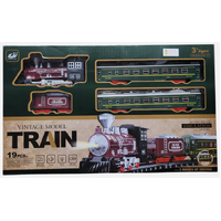 Model Train Set - Battery Operated Vintage - 19 Piece 