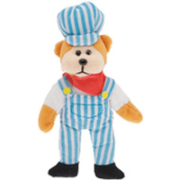 Beanie Kids - Trev, the Train Driver Bear -  Plush