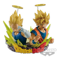 Dragon Ball Z Com:Figuration Gogeta Vol.2 Super Saiyan Vegeta & Goku