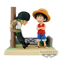 One Piece World Collectable Figure Log Stories Monkey D. Luffy and Roronoa Zoro