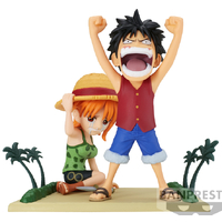 One Piece World Collectable Figure Log Stories Luffy & Nami
