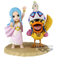 One Piece World Collectable Figure Log Stories Nefertari Vivi & Karoo