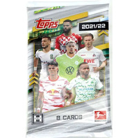 UEFA - 2021-22 - Bundesliga Trading Card - Hobby Soccer Pack - 8 Cards