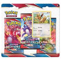 POKÉMON TCG - Sword and Shield – Battle Styles - Three Booster Blister - Eevee