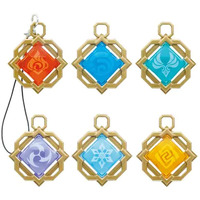 Genshin Impact Vision Capsule Strap Vol. 2 Liyue Series (Sold randomly in blind capsule)