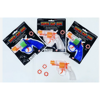 Cap Gun - Clear - Real Bullet Shooting Action