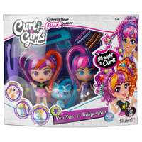Curli Girls - Pop Star & Fashionista - Twins & Pet Set