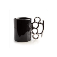 Double Sided Ceramic Mug - KNUCKLE DUSTER