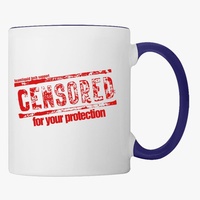 Double Sided Ceramic Mug - GOOD MORNING F*#@ERS