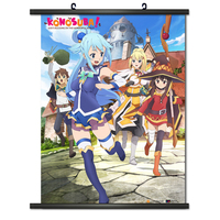 Konosuba 01 Fabric Wall Scroll Tapestry
