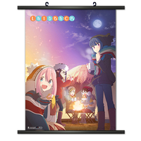 Laid-Back Camp 01 Fabric Wall Scroll Tapestry