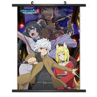 Is it Wrong to Try to Pick Up Girls in a Dungeon 05 Fabric Wall Scroll Tapestry