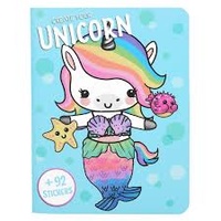 Create You Own - Sticker Book - Blue Unicorn