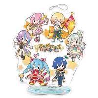 SEGA Project Sekai Colorful Stage! feat. Hatsune Miku Big Clear Keychain with More Plus Stand - Wonderland x Showtime