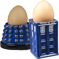 Doctor Who - Tardis and Dalek Egg Cup Set