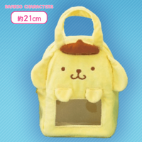 Sanrio Characters Fluffy Bag with Window - Pompompurin