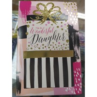 Birthday Card - Wonderful Daughter