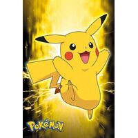Pokemon - Pikachu Neon Poster
