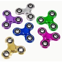 Fidget Spinners - Metallic - Assorted Colours