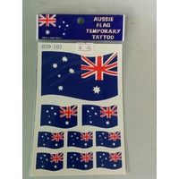 Australian Flag Temporary Tattoos - Bigger  Flags
