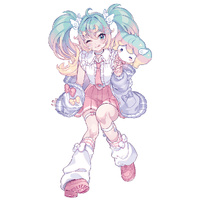 FuRyu Sweet School Life Figure - Hatsune Miku - Pastel Ver.