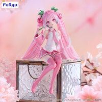 FuRyu Noodle Stopper Figure - Hatsune Miku - Sakura Miku 2024 Pearl Color Ver.