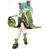 FuRyu Noodle Stopper Figure - Hatsune Miku Flower Fairy Winter Cherry Green Color Ver.