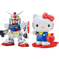 Gundam vs Hello Kitty SD EX-Standard 016 RX-78-2 Gundam & Hello Kitty Model Kit Set