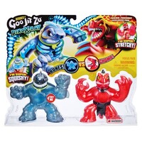 Heroes Of Goo Jit Zu - Dino X-Ray - Hero 2 Pack - Thrash Vs Verapz
