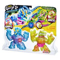 Heroes Of Goo Jit Zu - Dino X-Ray - Hero 2 Pack - Tritops Vs Shredz