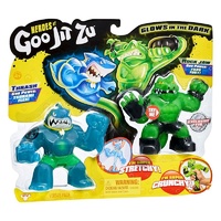 The Heroes of Goo Jit Zu !! - Versus Pack - God Power Thrash (Stretchy) & God Power Rock Jaw (Crunchy)