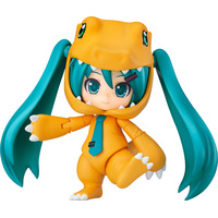 Nendoroid Character Vocal Series 01 Hatsune Miku x "Digimon Adventure" Hatsune Miku Kigurumi Agumon Ver.
