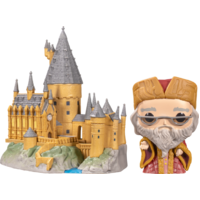 Harry Potter - Albus Dumbledore with Hogwarts - 20th Anniversary Pop! Town Vinyl Figure