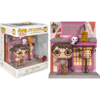 Harry Potter - Harry Potter with Eeylops Owl Emporium Diagon Alley - Diorama Deluxe Pop! Vinyl Figure