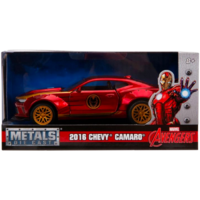 Hollywood Rides - Iron Man - 2016 Chevy Camaro - 1:32 Scale Die-Cast Metal Vehicle