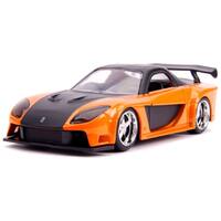 Hollywood Rides - Fast & Furious - Han's Mazda RX-7- 1:32 Scale Die-Cast Metal Vehicle