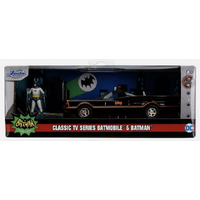 Hollywood Rides - Classic 1966 TV Series - Batmobile & Batman - 1:32 Scale Die-Cast Metal Vehicle