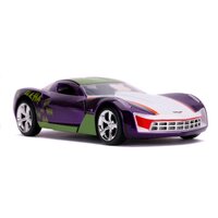 Hollywood Rides - DC Comics  - The Joker's 2009 Chevy Corvette Stingray- 1:32 Scale Die-Cast Metal Vehicle