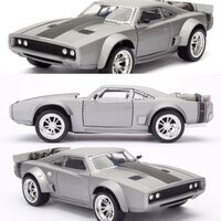Hollywood Rides - Fast & Furious - Dom 's Ice Charger - 1:32 Scale Die-Cast Metal Vehicle