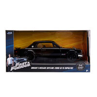 Hollywood Rides - Fast & Furious - Brian's Nissan Skyline 2000 GT-R - 1:32 Scale Die-Cast Metal Vehicle