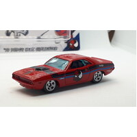Hot Wheels - '70 Dodge Hemi Challenger - Marvel - Spiderman "Maximum Venom" - Venomized Spiderman