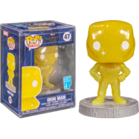 Avengers 4: Endgame - Iron Man Yellow Infinity Stone Artist Series Pop! Vinyl Figure with Pop! Protector
