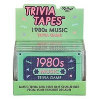 1980s Music Trivia Game Tape