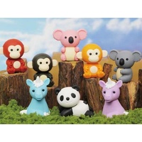Iwako Erasers (Made in Japan) - Pull Apart Rubbers - Animals in the Forest - (Sold Separately)