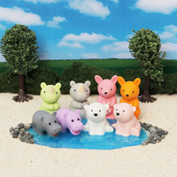 Iwako Erasers (Made in Japan) - Pull Apart Rubbers - Wild Animals - (Sold Separately)
