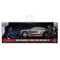 Hollywood Rides - War Machine & 2006 Ford Mustang GT - 1:32 Scale Die-Cast Metal Vehicle