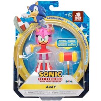 Sonic The Hedgehog -  - 4" Amy - Action Figure - With Piko Piko Hammer