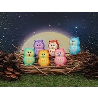Iwako Erasers (Made in Japan) - Pull Apart Rubbers - Owls - (Sold Separately)