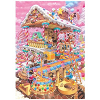 Disney Jigsaw Puzzles - Tenyo - Disney Fantastical Treats House - 266 Pieces